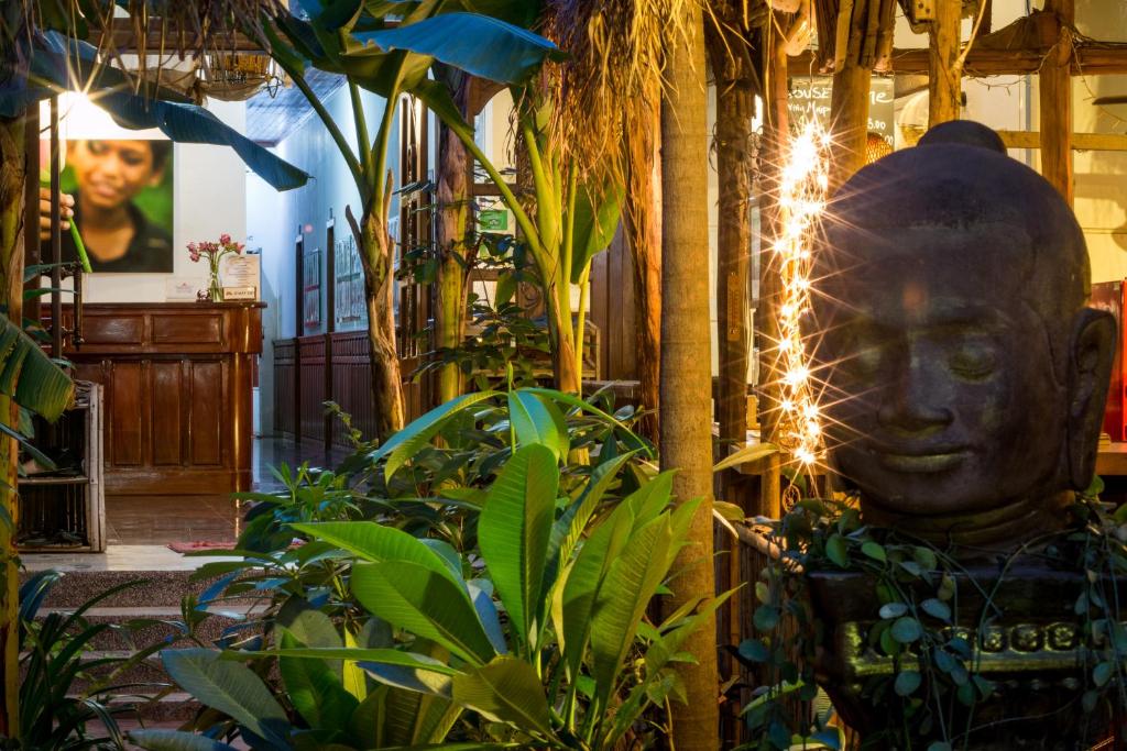 Zahrada ubytování Babel Siem Reap Guesthouse
