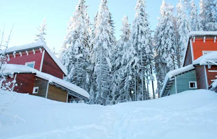 Chalet Hebalm v zimě