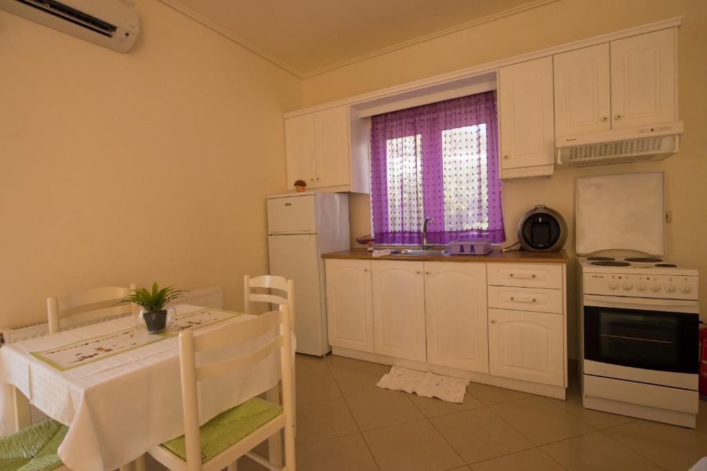 Η κουζίνα ή μικρή κουζίνα στο Villa Muses
