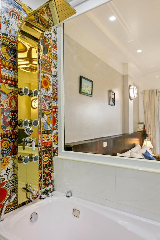 Koupelna v ubytování Hanoi Stella Hotel