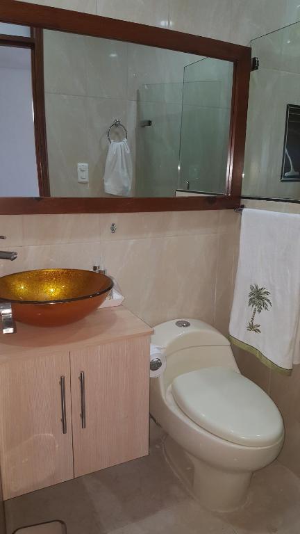 Kúpeľňa v ubytovaní Apartamento Amoblado En Guadalajara De Buga