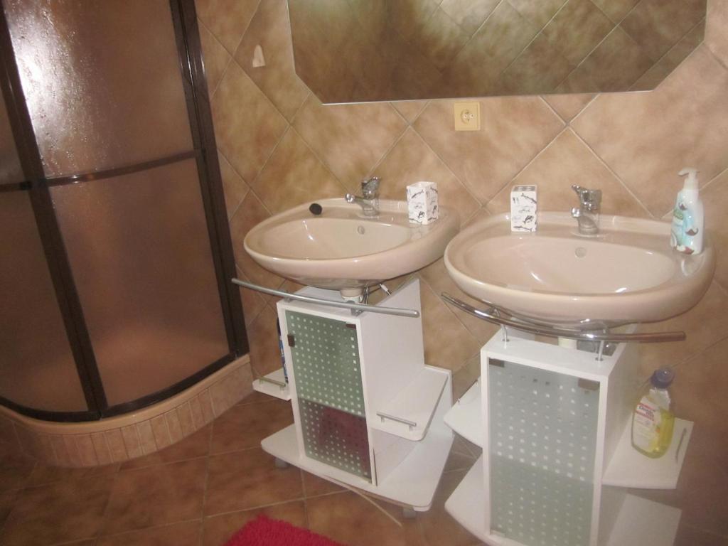 Koupelna v ubytování Apartman Aneta