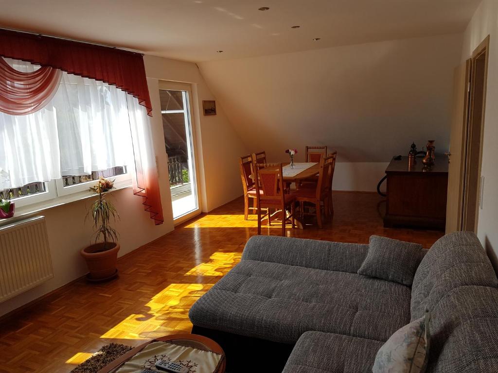 Posezení v ubytování Ferienwohnung Vetter
