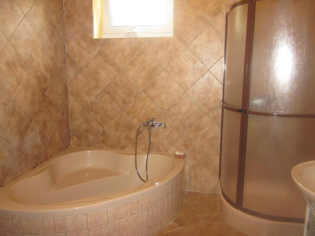 Koupelna v ubytování Apartman Aneta