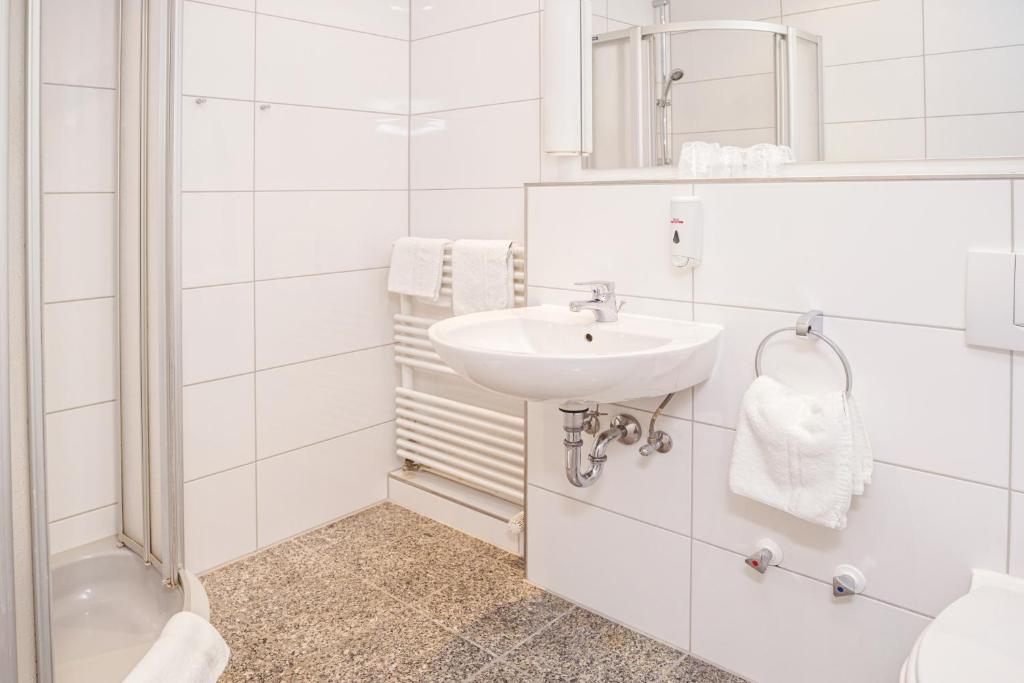 Koupelna v ubytování Hotel am Kieler Schloss by Première Classe