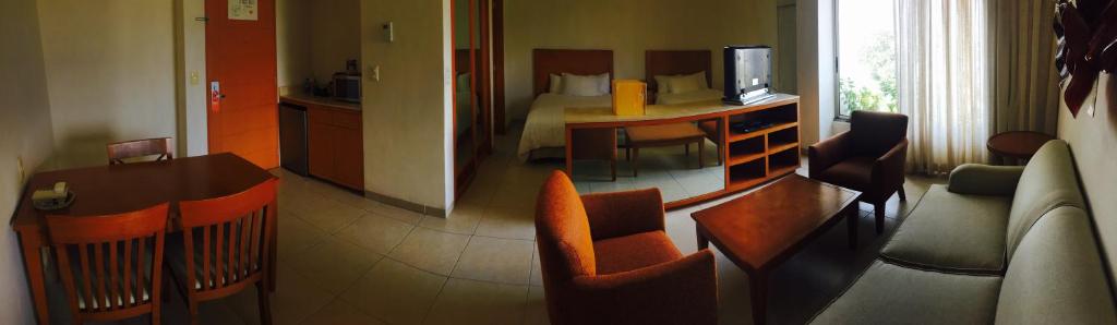 Posezení v ubytování Ambiance Suites