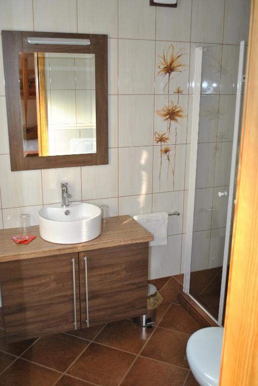 Phòng tắm tại Guest House Čater