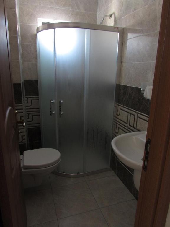 Koupelna v ubytování Dogan Apart Hotel