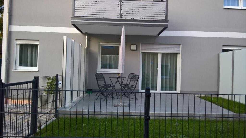 Budova, kde se aparthotel nachází