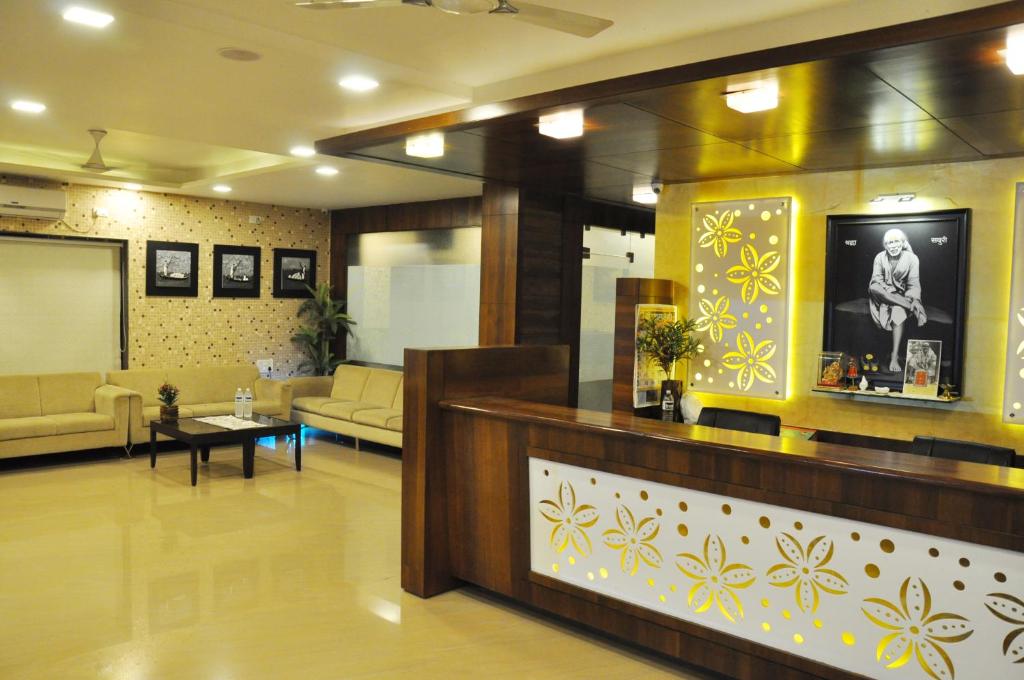 Posezení v ubytování Hotel Sai Shubham