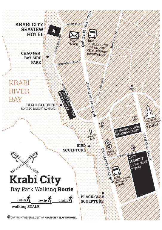 Krabi City Seaview Hotel - Resim 19