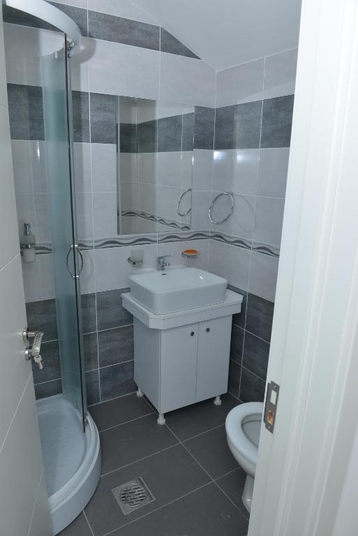 Koupelna v ubytování Atina Lux Hostel