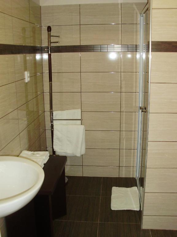 Koupelna v ubytování Hotel Zámeček na Čeladné