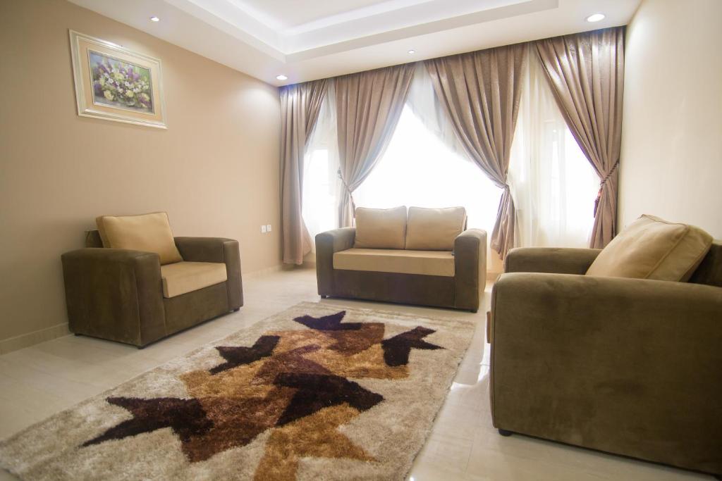 Posezení v ubytování Al- Reef Hotel