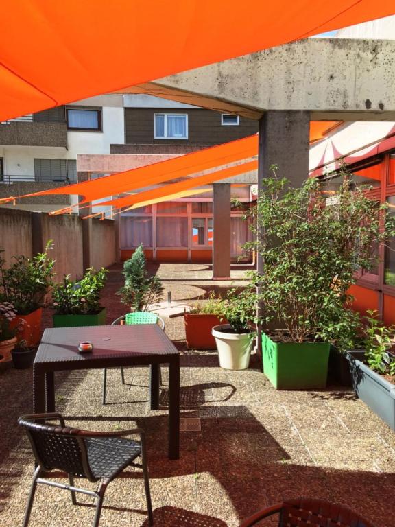 Restaurace v ubytování Gästehaus Kaiserpassage- Ihr Cityhostel