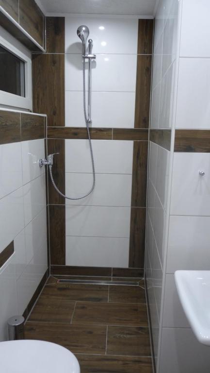 Koupelna v ubytování Hotel Rodizio UG
