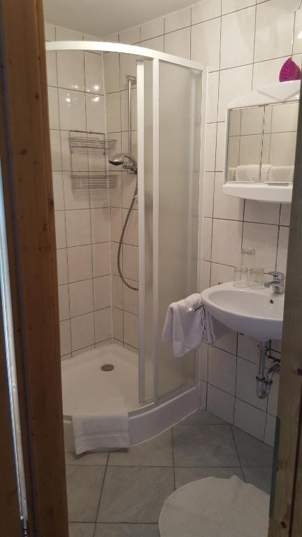 Koupelna v ubytování Haus Mühlgraben