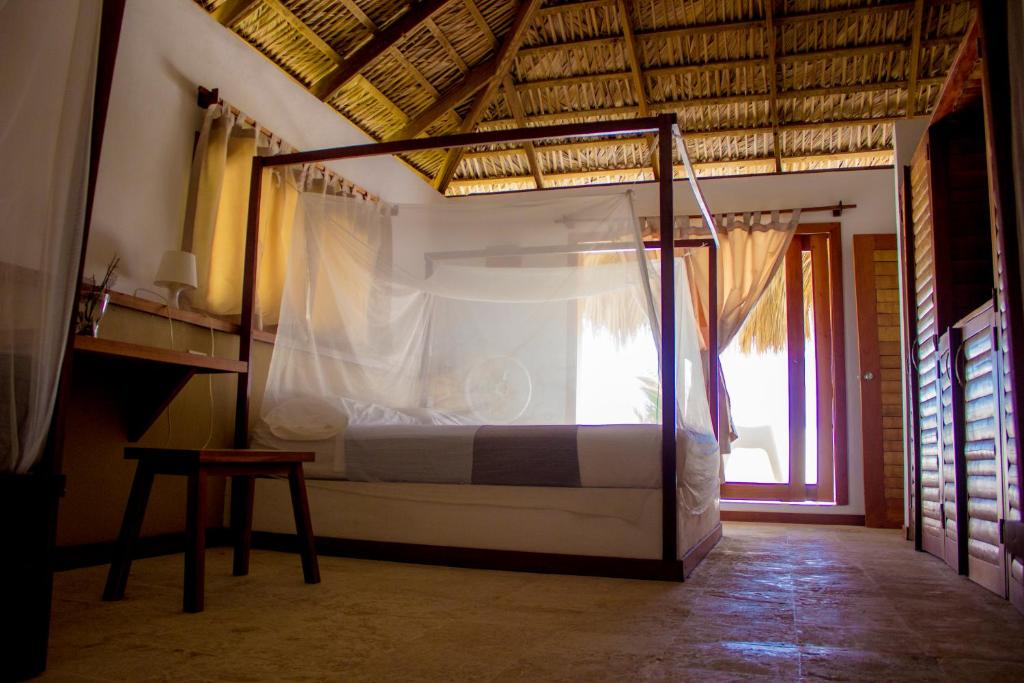 Postel nebo postele na pokoji v ubytování Casa del Mar Lodge Barahona