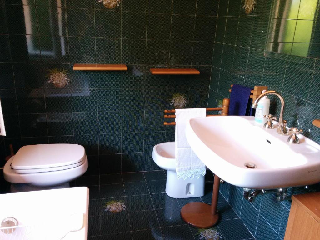 Koupelna v ubytování Casa Pierini