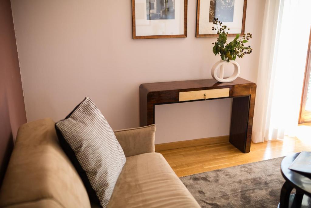 Posezení v ubytování Escalus Luxury Suites Verona