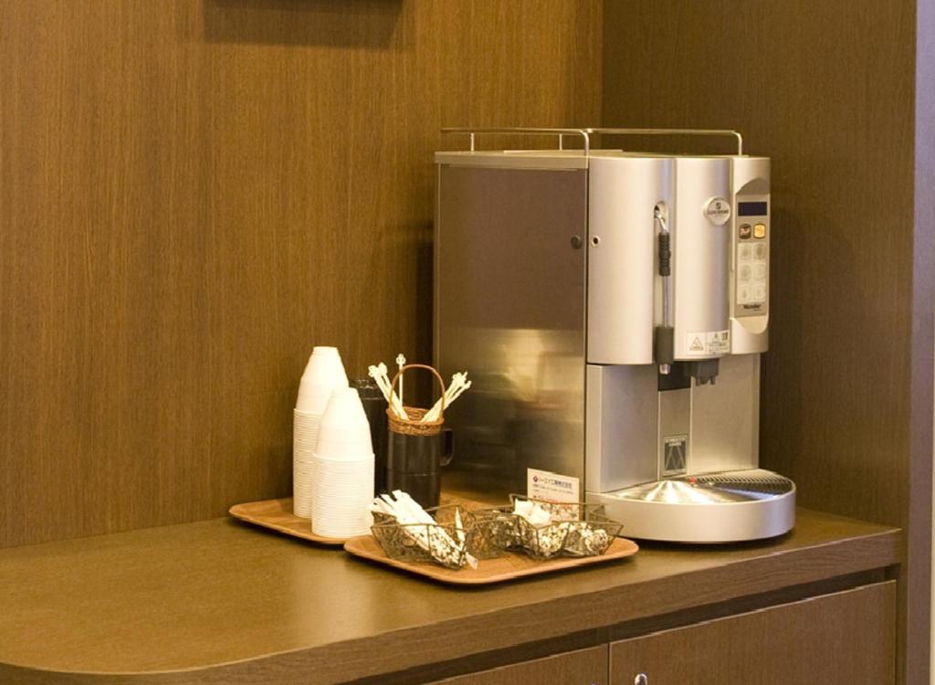 ホテルルートイン　大曲駅前にあるコーヒーまたはお茶