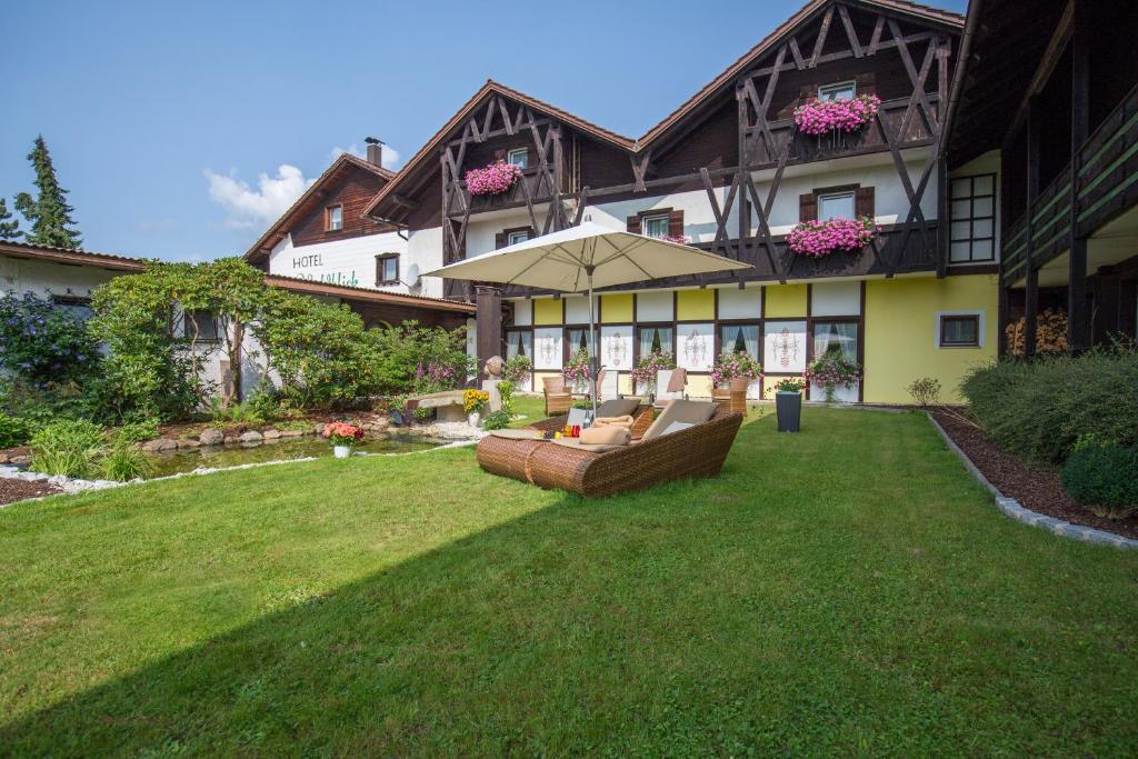 Zahrada ubytování Hotel Waldblick