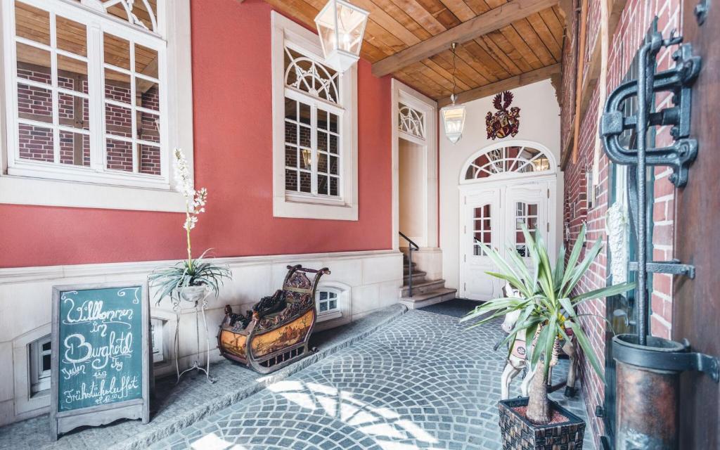 Posezení v ubytování Burghotel Haselünne