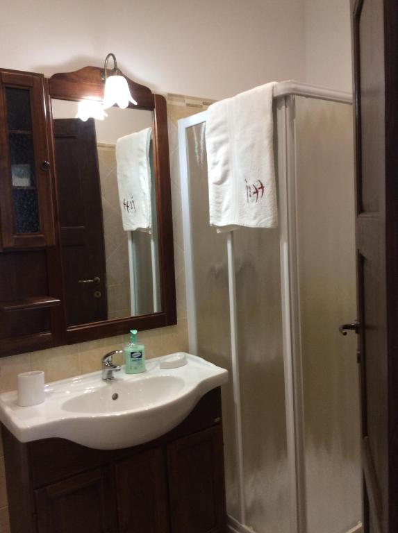 Koupelna v ubytování I Rondoni B&B