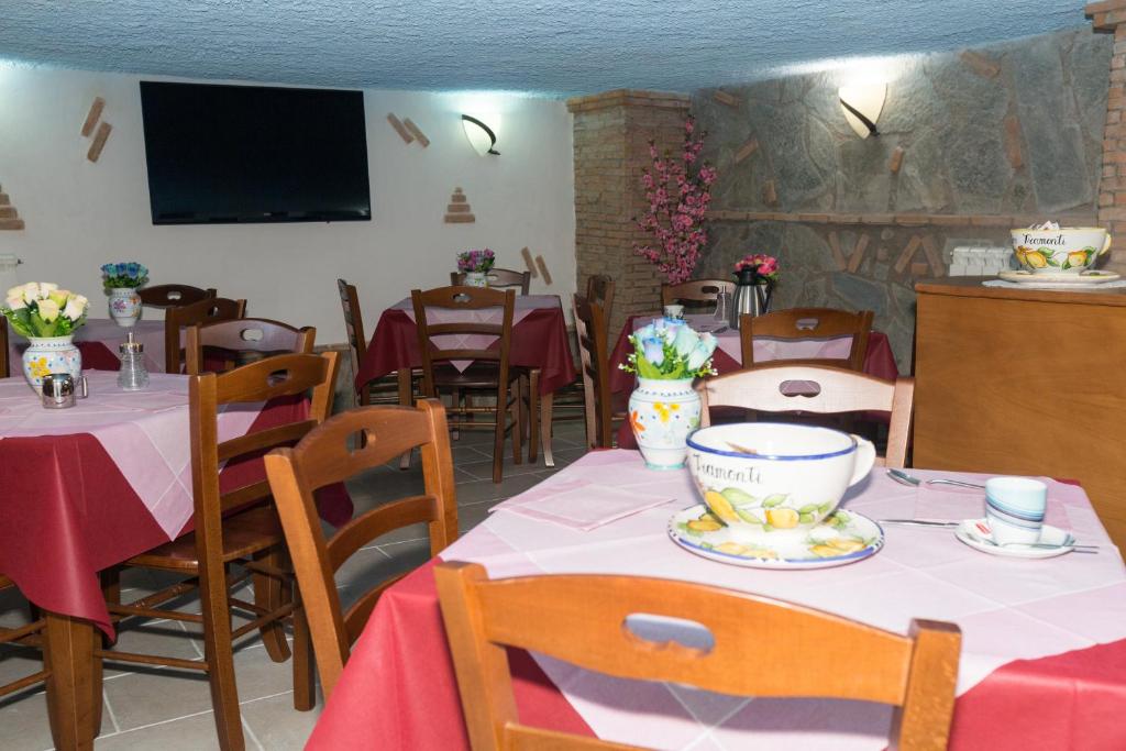 Restaurace v ubytování B&B Fior Tramonti