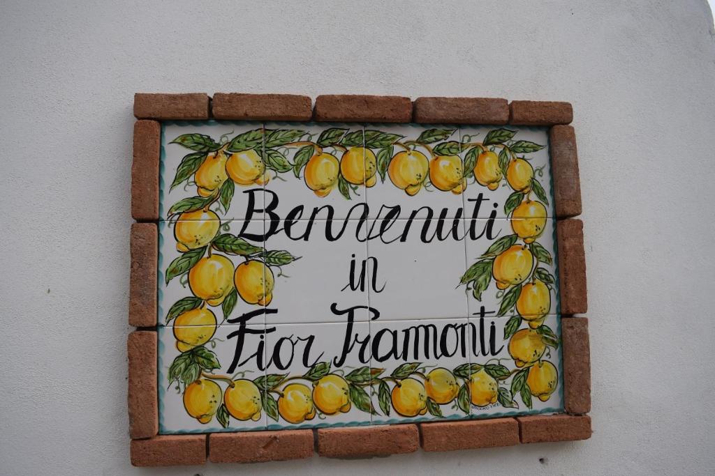 Certifikát, hodnocení, plakát nebo jiný dokument vystavený v ubytování B&B Fior Tramonti