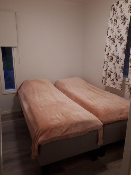 Postel nebo postele na pokoji v ubytování Camping Tornio