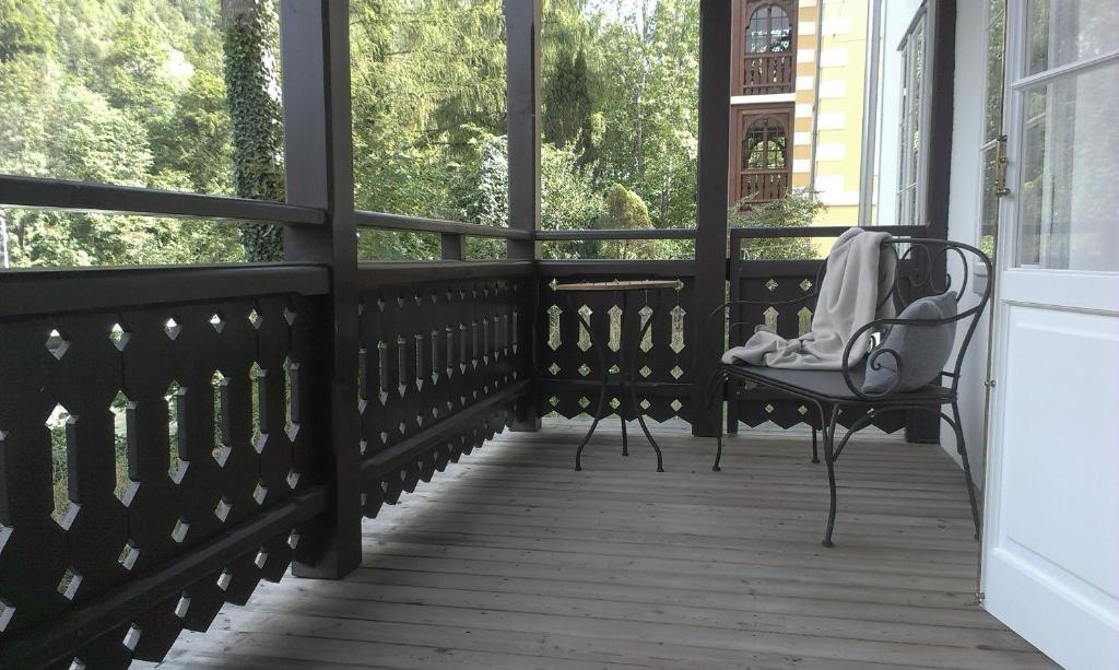 A balcony or terrace at Villa Bertholini
