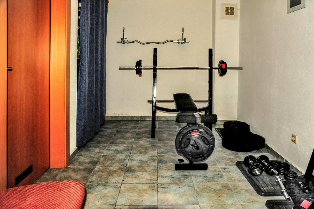 Fitness centrum a/nebo fitness zařízení v ubytování Apartments Bergblick