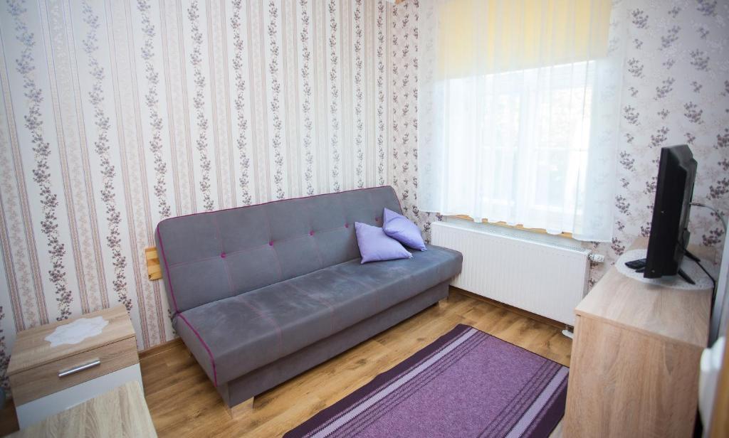 Televiisor ja/või meelelahutuskeskus majutusasutuses Katariina Guesthouse