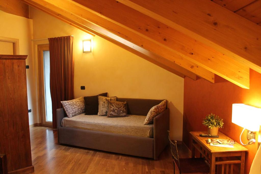 Posezení v ubytování B&B Ca' Erminia