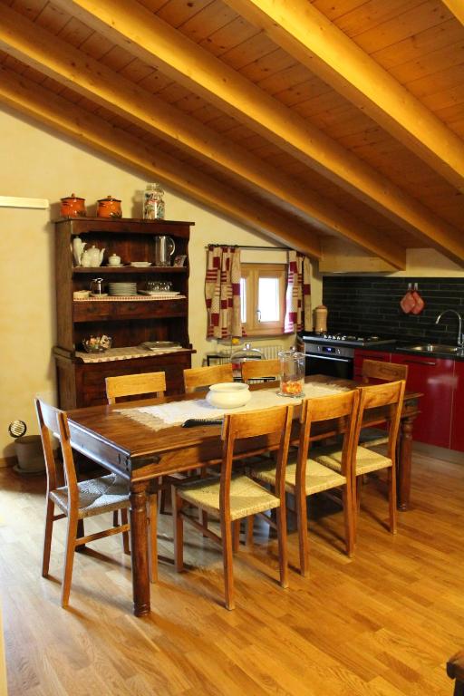 Kuchyň nebo kuchyňský kout v ubytování B&B Ca' Erminia