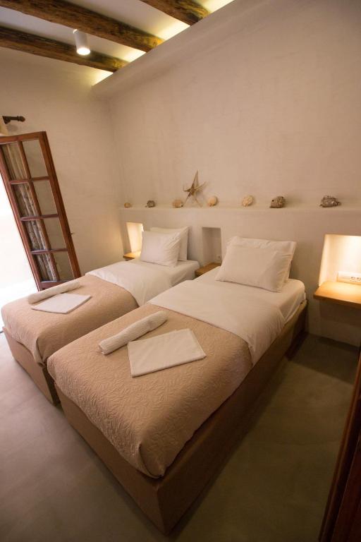 Postel nebo postele na pokoji v ubytování Ilias Apartments
