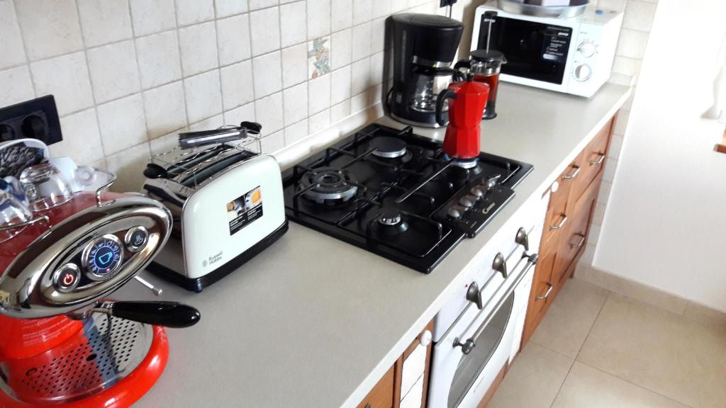 Kuchnia lub aneks kuchenny w obiekcie Apartment Larin