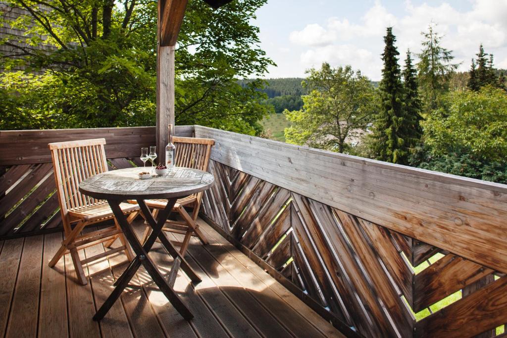 En balkong eller terrass på Hapimag Ferienwohnungen Unterkirnach