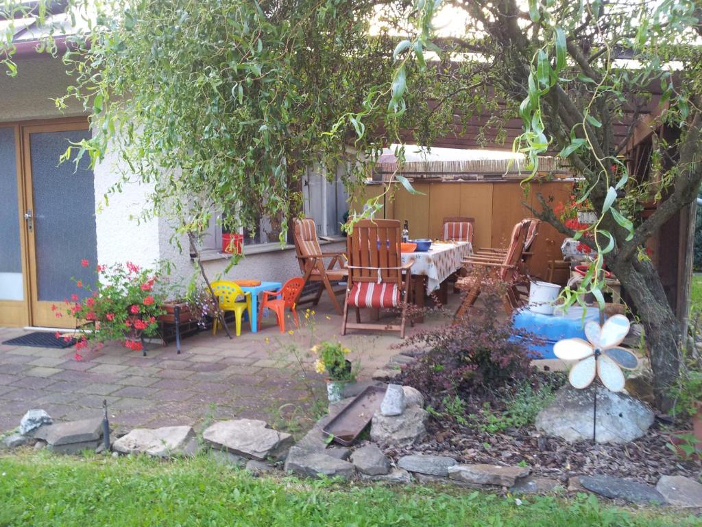 Zahrada ubytování Apartman U Hanicky