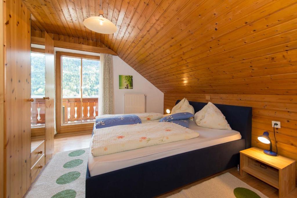 Postel nebo postele na pokoji v ubytování Haus Birke