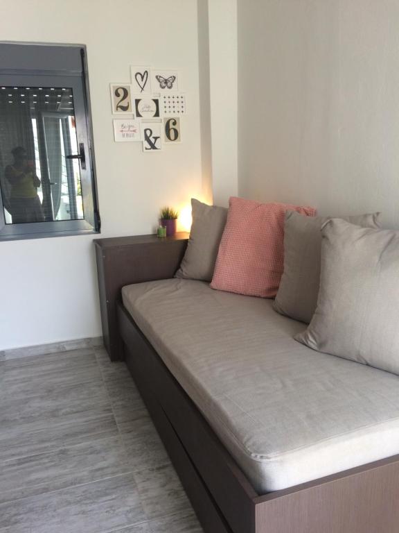 Postel nebo postele na pokoji v ubytování Melita Apartment Seaside