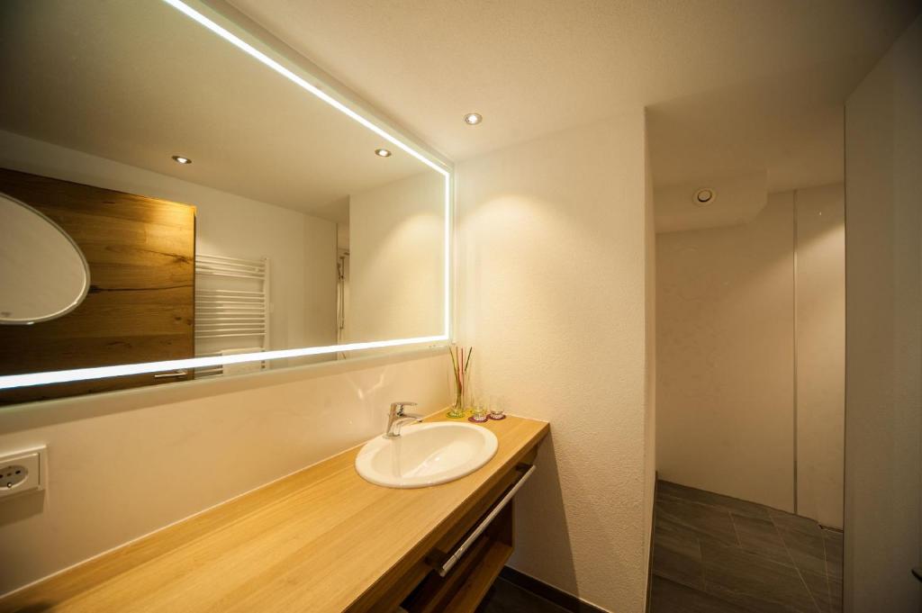 Koupelna v ubytování Appartements Wacker