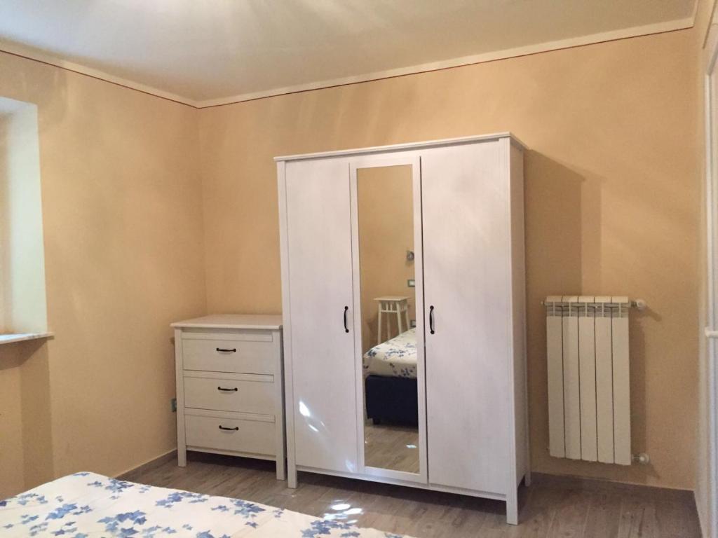 Łóżko lub łóżka w pokoju w obiekcie Villa Grespola