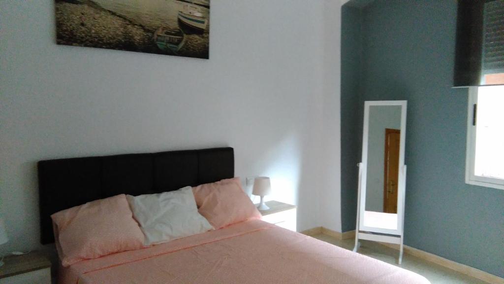 Postel nebo postele na pokoji v ubytování Apartamento Ciudad de las Ciencias 2