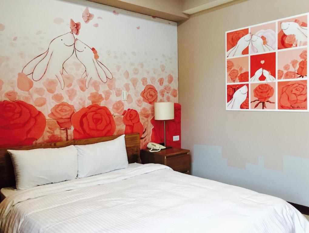 Postel nebo postele na pokoji v ubytování Bear Hotel