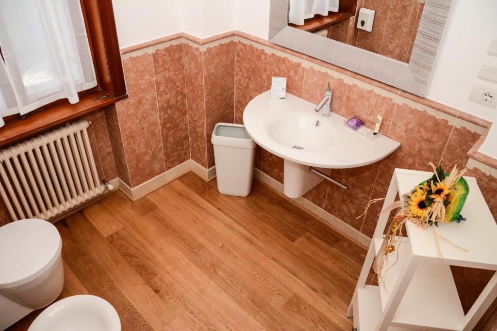 Koupelna v ubytování Villa Torbole
