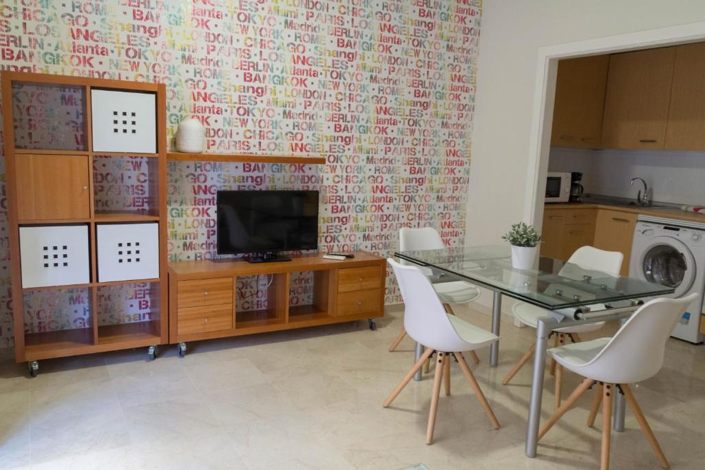 Kuchyňa alebo kuchynka v ubytovaní Apartamento Ulises Suite 1