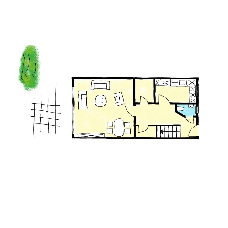 Půdorys ubytování Haus Sir Henry