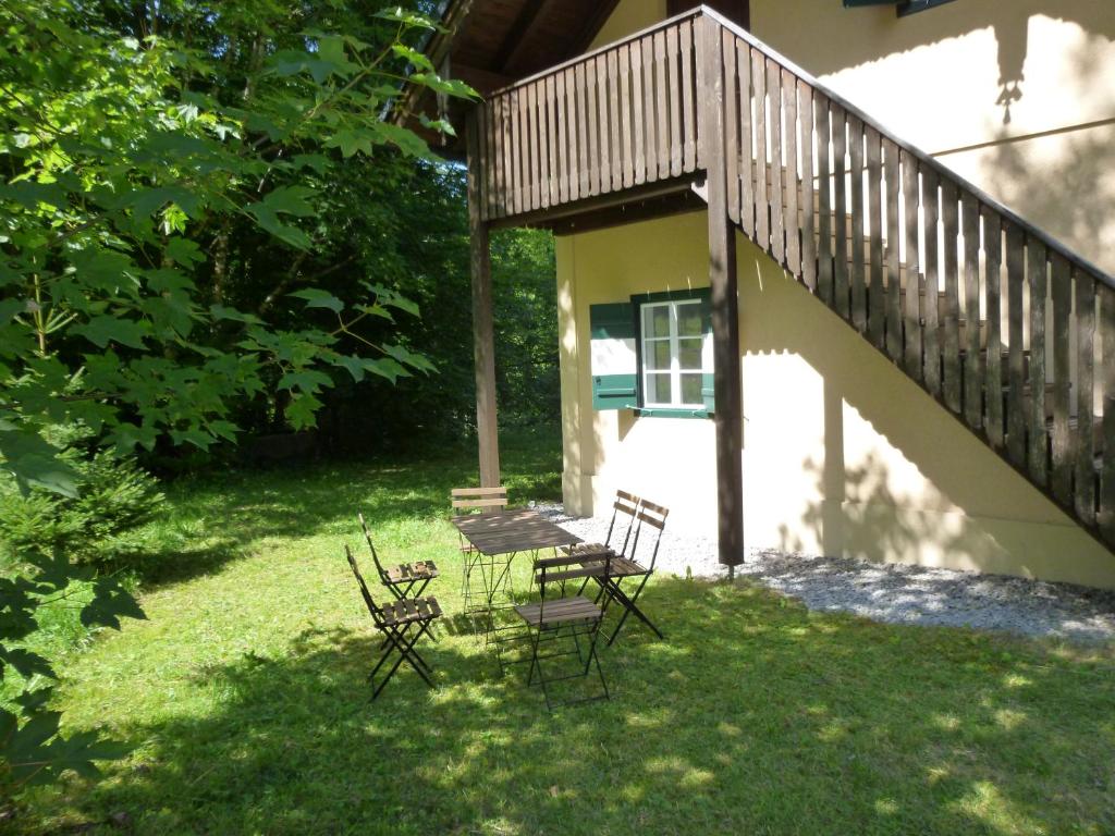 Vonkajšia záhrada v ubytovaní Jägerhaus